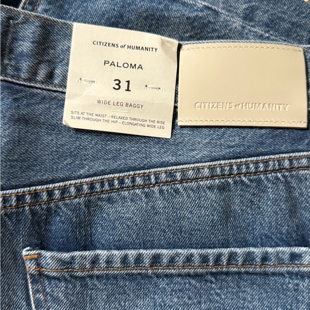 BNWT Citizen Of Humanity Paloma Baggy Jeans in 31. Color is Siesta. - Picture 13 of 16